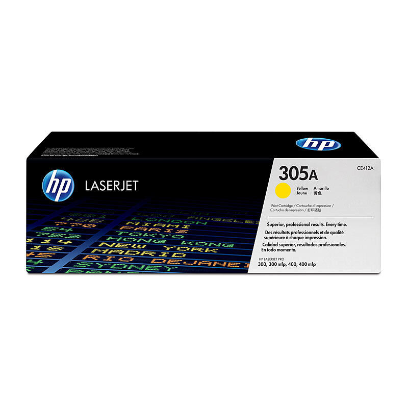 HP CE412A Yellow Genuine Toner Cartridge