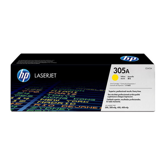 HP CE412A Yellow Genuine Toner Cartridge