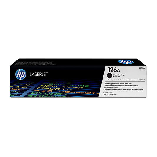 HP CE310A Black Genuine Toner Cartridge