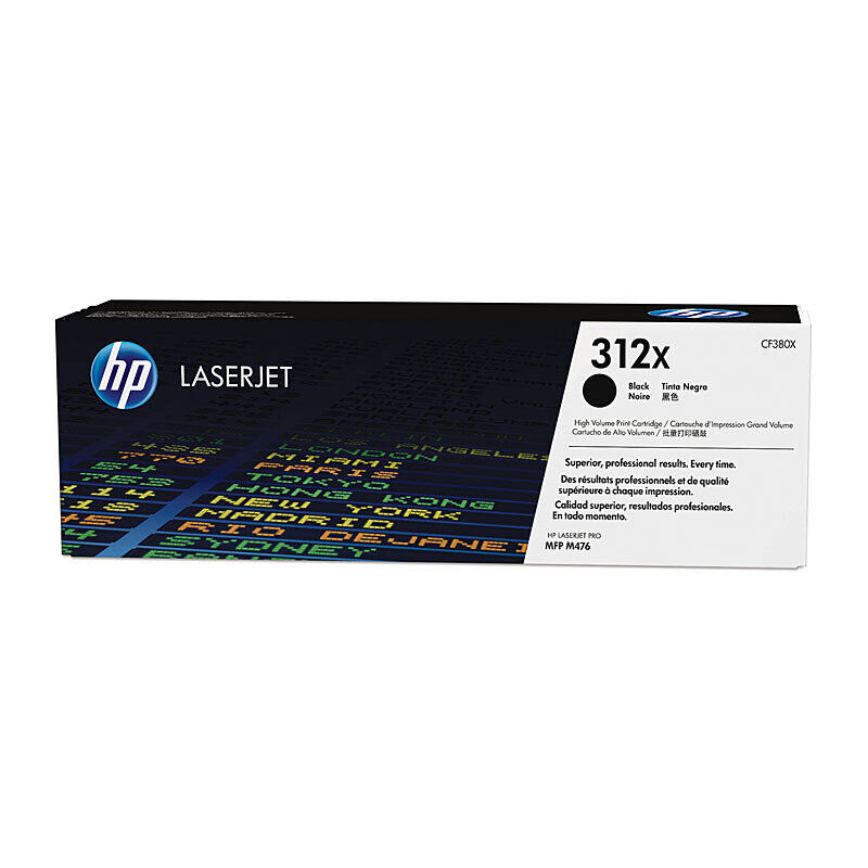 HP CF380X Black Genuine Toner Cartridge