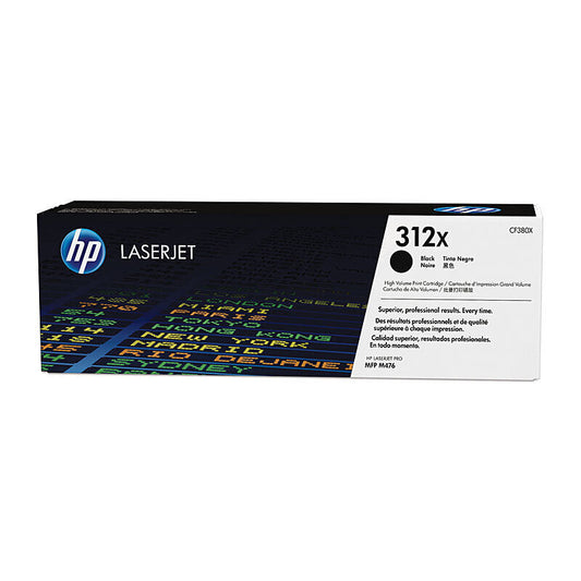 HP CF380X Black Genuine Toner Cartridge