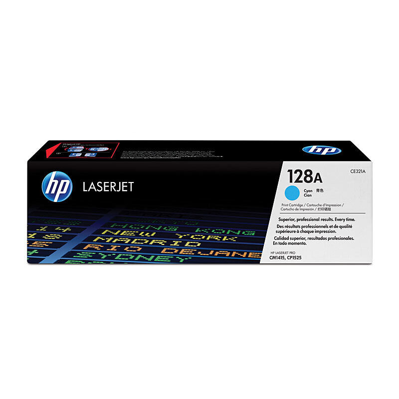 HP CE321A Cyan Genuine Toner Cartridge