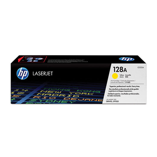 HP CE322A Yellow Genuine Toner Cartridge
