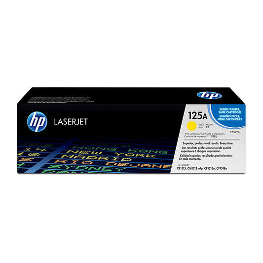 HP CB542A Yellow Genuine Toner Cartridge