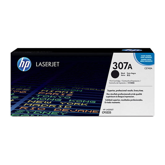 HP CE740A Black Genuine Toner Cartridge