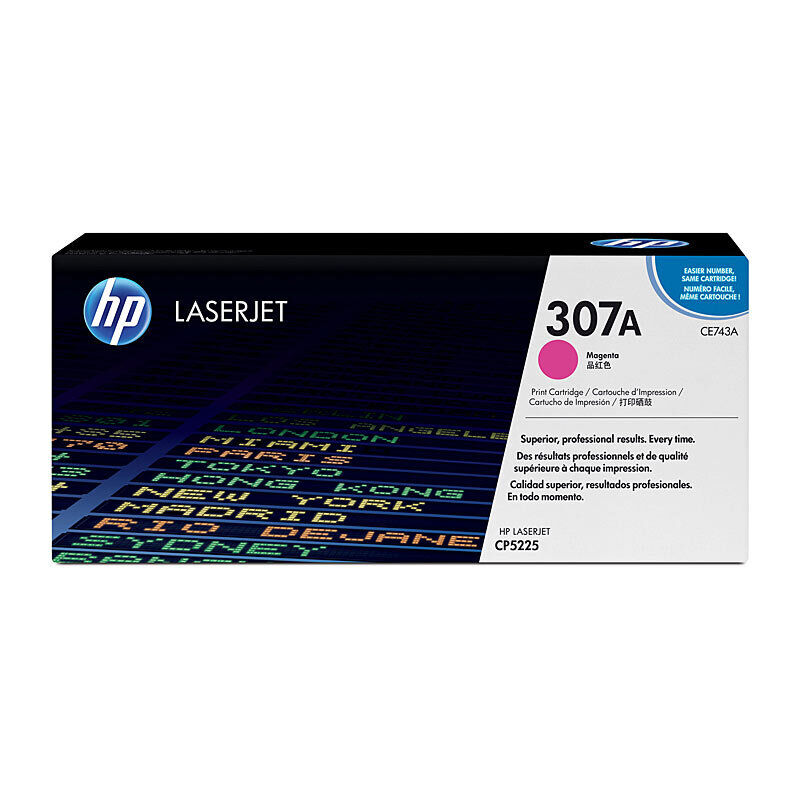 HP CE743A Magenta Genuine Toner Cartridge
