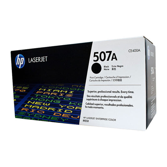 HP CE400A Black Genuine Toner Cartridge