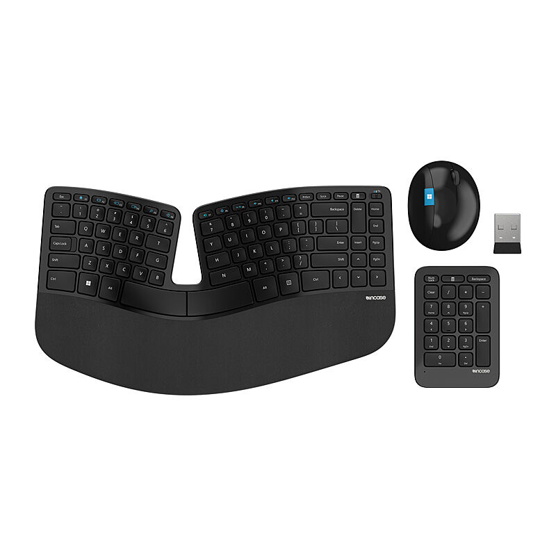 Incase Sculpt Ergo Desktop Wireless Keyboard And Mouse [L5V-00027]