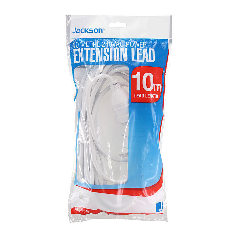 Jackson Ext Lead 10m White [PEXT10M]