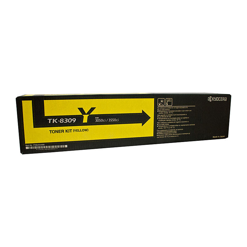 Kyocera TK8309Y Yellow Genuine Toner Cartridge