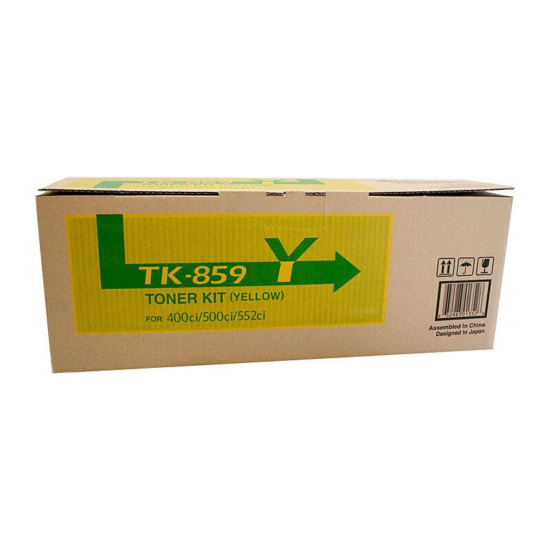Kyocera TK859Y Yellow Genuine Toner Cartridge