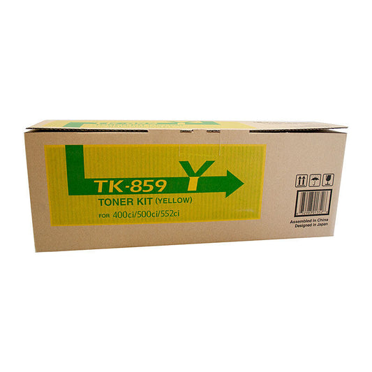 Kyocera TK859Y Yellow Genuine Toner Cartridge