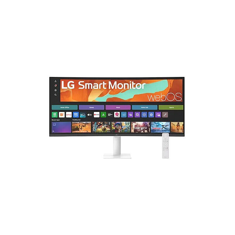 LG 34'' WQHD Curved Monitor [34U601SA-W.AAU]