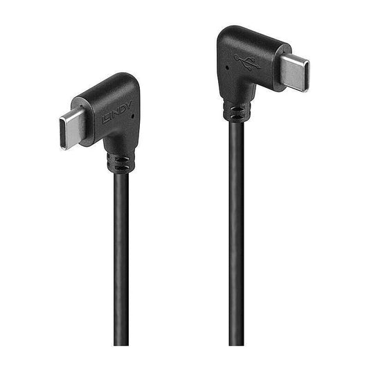 Lindy 1m USB 2.0 Type C Cable, 2 X 90° Right Angle [32009]