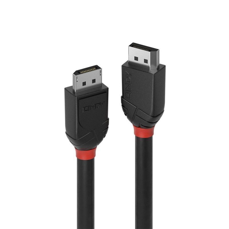 Lindy 1m DisplayPort 1.2 Cable Black Line [36491]