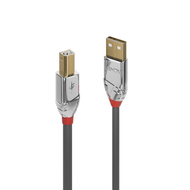 Lindy 3m USB-A 2.0 to USB-B Cable Cromo Line [36643]