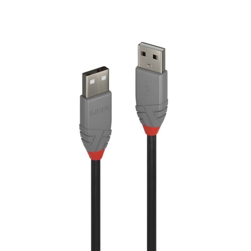 Lindy 0.5m USB-A 2.0 Cable Anthra Line [36691]