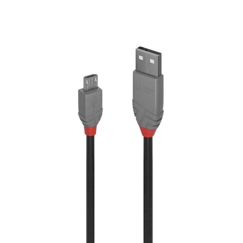 Lindy 2m USB-A 2.0 to Micro-B Anthra Line [36733]