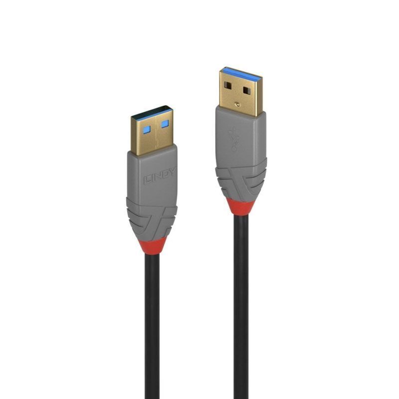 Lindy 2m USB-A 3.0 Cable Anthra Line [36752]