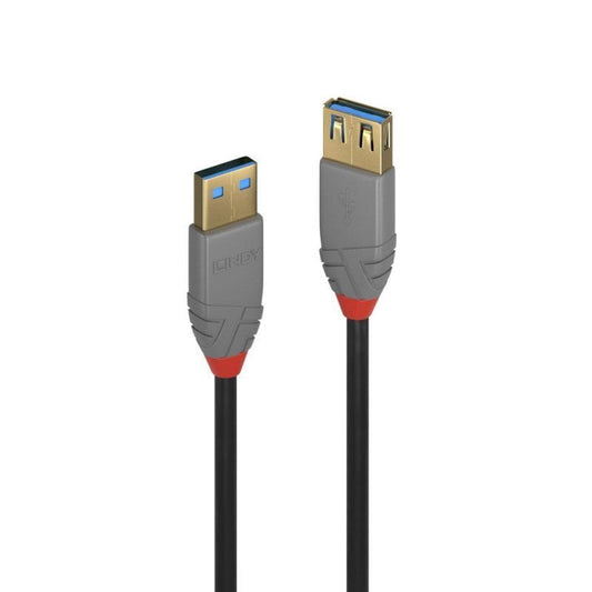 Lindy 0.5m USB-A 3.0 Extension Cable Anthra Line [36760]