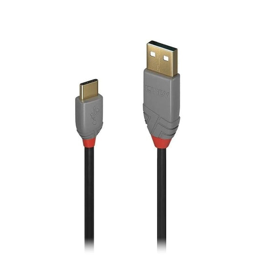 Lindy 1m USB-A 2.0 to USB-C Cable Anthra Line [36886]