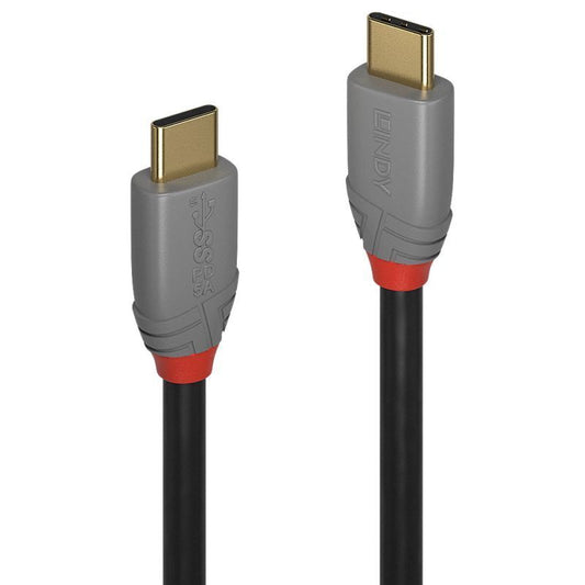 Lindy 1m USB-C 3.1 Cable 5A PD Anthra Line [36901]