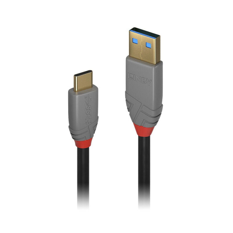Lindy 1.5m USB-C 3.1 to USB-A Cable 5A Anthra Line [36912]