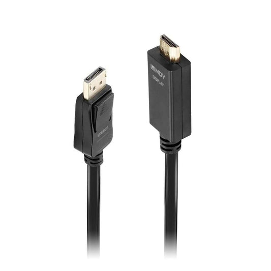 Lindy 1m DisplayPort to HDMI 10.2G Cable [36921]
