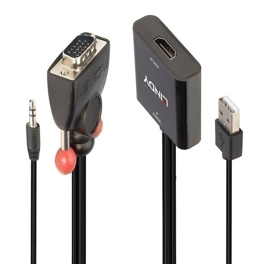 Lindy VGA & Audio to HDMI Converter [38284]