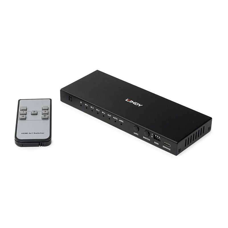 Lindy 4P HDMI Switch with eARC [38386]