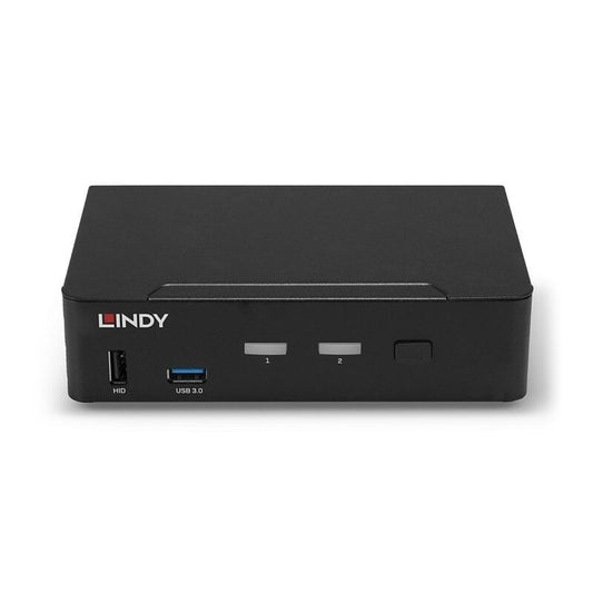 Lindy 2 Port DisplayPort 1.4 / USB 3.0 & Audio KVM Switch [39312]