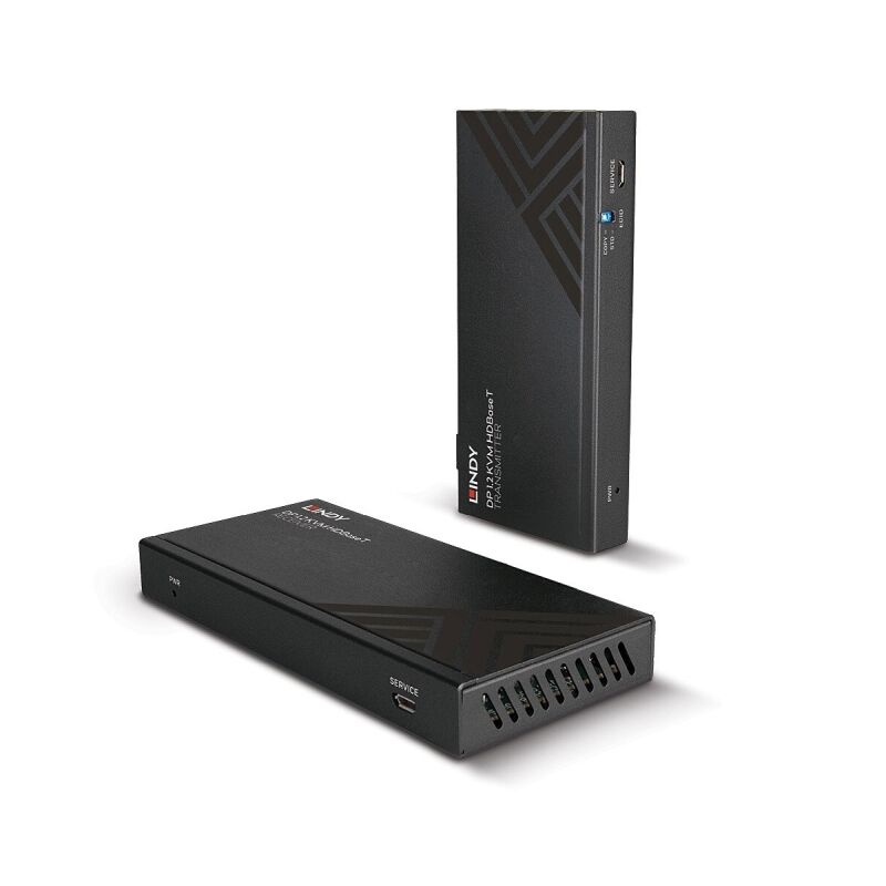 Lindy 150m Cat.6 DisplayPort 1.2 USB IR & RS-232 HDBaseT KVM Extender [39385]
