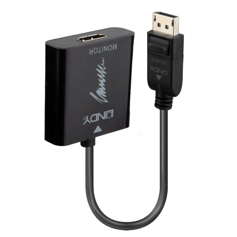 Lindy DisplayPort 1.2 to HDMI 2.0 18G Active Converter [41068]