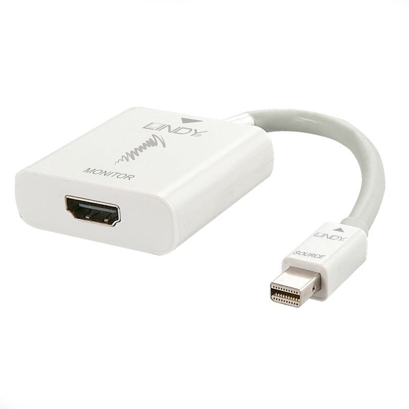 Lindy Mini DisplayPort 1.2 to HDMI 2.0 18G Active Converter [41069]