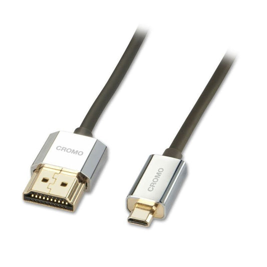 Lindy 0.5m HDMI to Micro HDMI Slim Cable Cromo Line [41680]