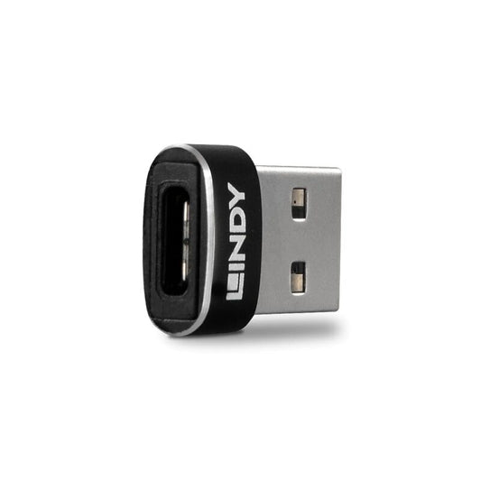 Lindy USB-A 2.0 to USB-C Port Adapter [41884]