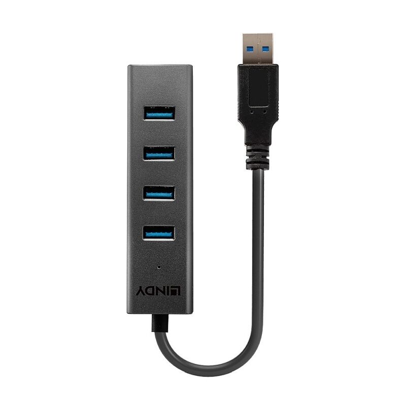 Lindy USB-A 3.0 4 Port Hub [43324]