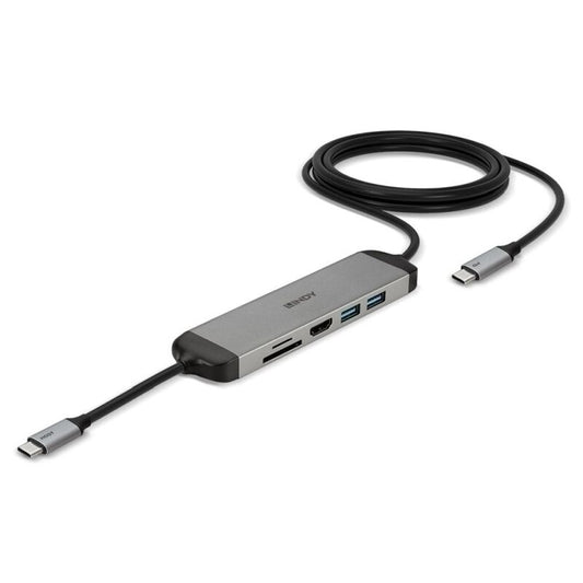 Lindy DST-Micro 140 USB-C Micro Laptop Dock (4K HDMI) [43326]