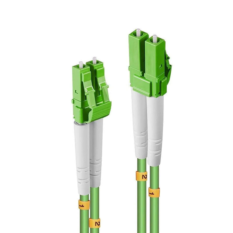 Lindy 2m Fibre Optic Cable, LC-LC, 50/125_m OM5, Lime Green Jacket [46311]