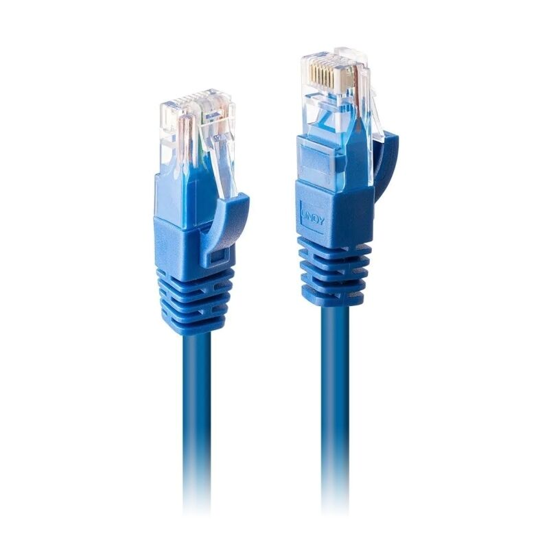 Lindy 3m CAT6 U/UTP Gigabit Network Cable Blue [48019]