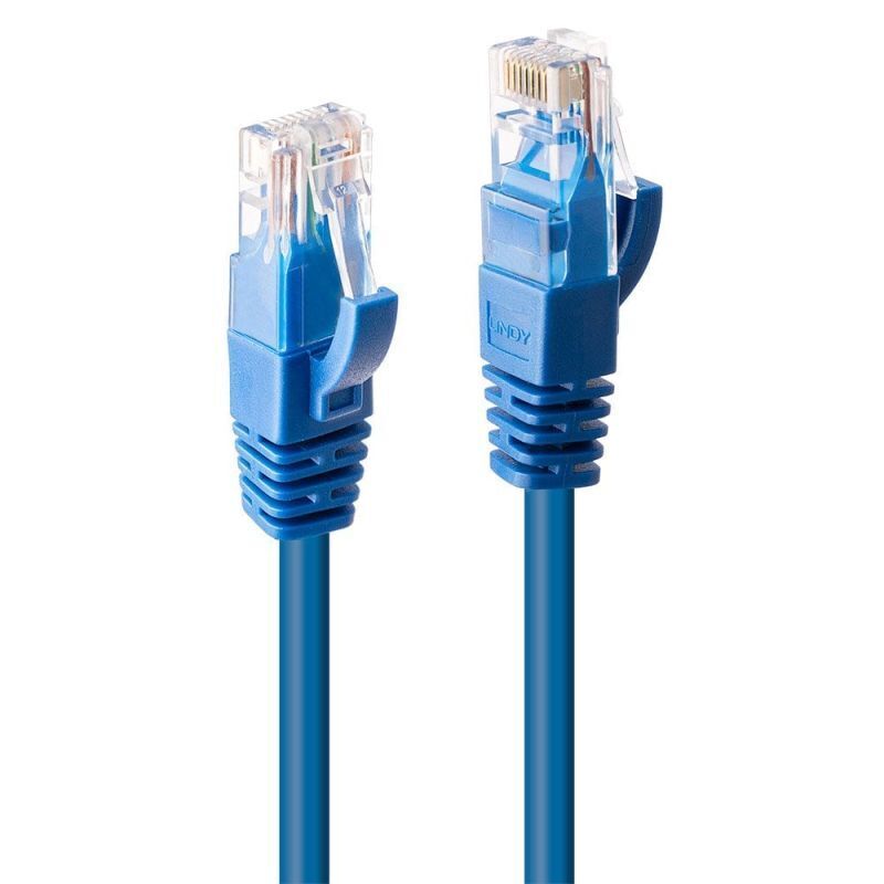 Lindy 7.5m CAT6 U/UTP Gigabit Network Cable Blue [48021]