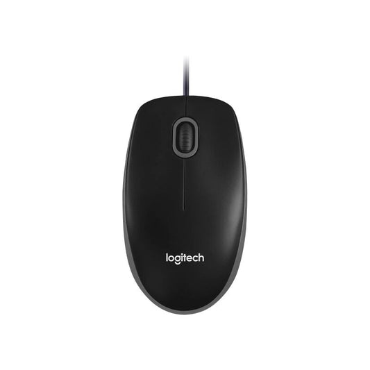 Logitech B100 Optical Wired USB Mouse [910-006605]