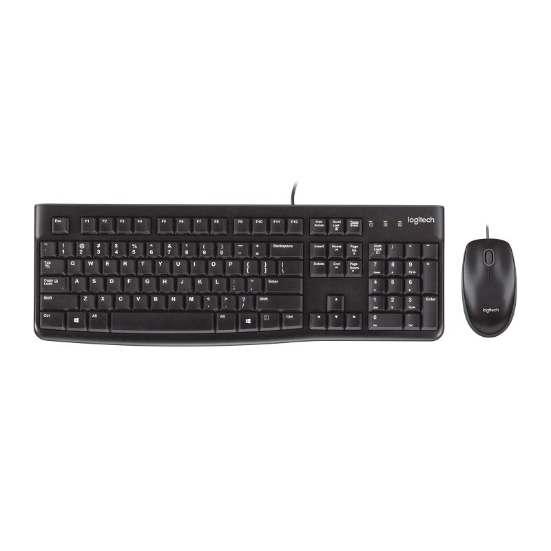 Logitech MK120 Wired Keyboard & Mouse Combo [920-002586]