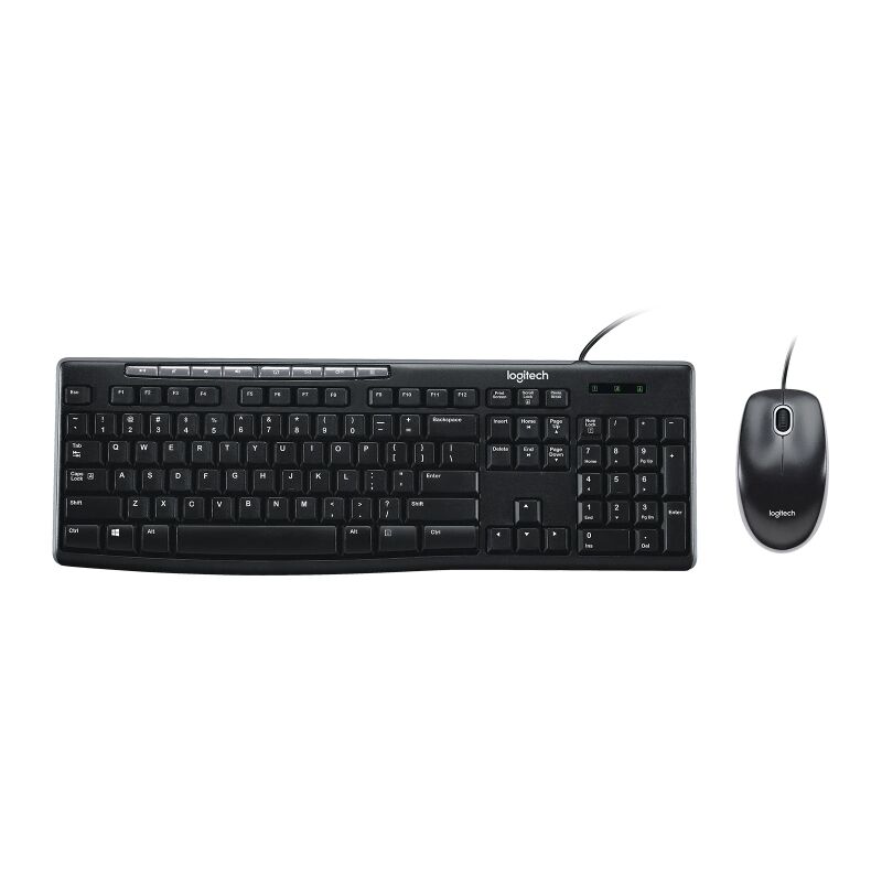 Logitech MK200 Wired Keyboard & Mouse Combo [920-002693]