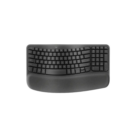 Logitech Wave Keys Wireless Ergonomic Keyboard (Graphite) [920-012281]