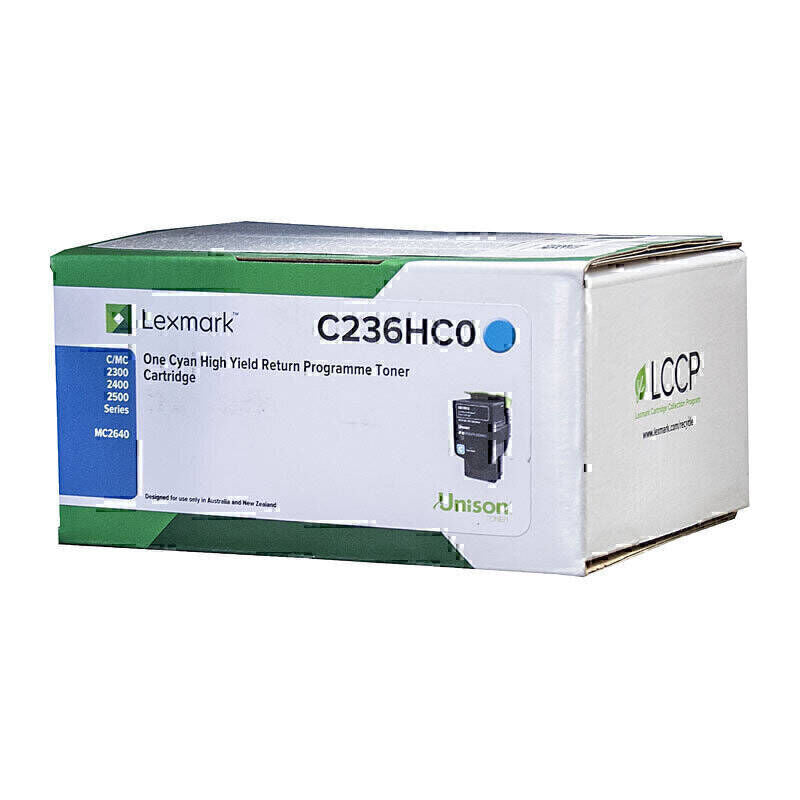 Lexmark C2360C0 Cyan Genuine Toner Cartridge