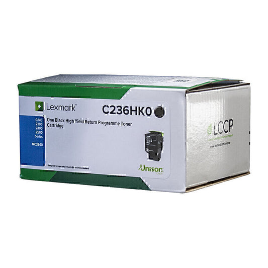 Lexmark C2360K0 Black Genuine Toner Cartridge