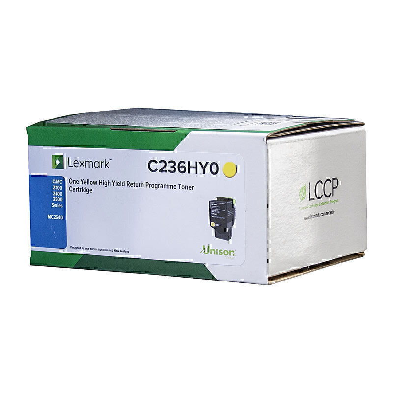 Lexmark C2360Y0 Yellow Genuine Toner Cartridge