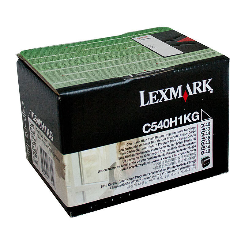 Lexmark C540H1KG Black Genuine Toner Cartridge
