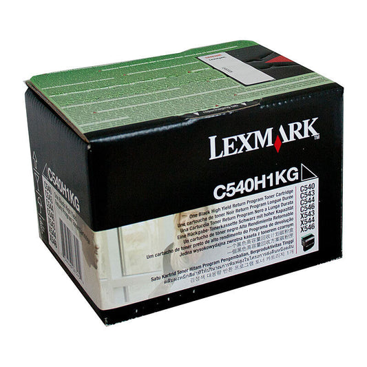 Lexmark C540H1KG Black Genuine Toner Cartridge